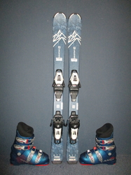 Dětské lyže SALOMON QST MAX 100cm + Lyžáky 20,5cm, SUPER STAV