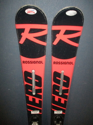 Juniorské lyže ROSSIGNOL HERO MTE 130cm + Lyžáky 26,5cm, SUPER STAV