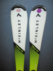 Juniorské lyže MCKINLEY TEAM 66 140cm + Lyžáky 26,5cm, VÝBORNÝ STAV