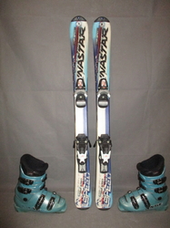 Dětské lyže DYNASTAR TEAM SPEED 100cm + Lyžáky 21cm, VÝBORNÝ STAV