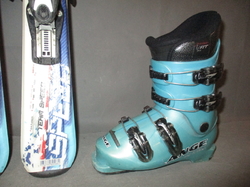 Dětské lyže DYNASTAR TEAM SPEED 100cm + Lyžáky 21cm, VÝBORNÝ STAV