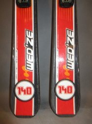 Juniorské carvingové lyže WEDZE LINERBREAKER 140cm+BOTY 26,5cm, VÝBORNÝ STAV