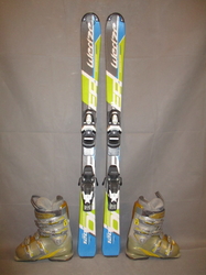 Juniorské lyže WEDZE ONEBREAKER 120cm + Lyžáky 23,5cm, VÝBORNÝ STAV