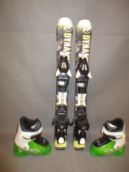 Dětské carvingové lyže DYNAMIC VR 07 70cm+BOTY 15,5cm, SUPER STAV