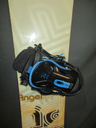Snowboard NIDECKER ANGEL 152cm + vázání, VÝBORNÝ STAV