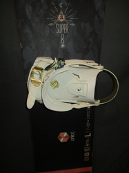 Snowboard SALOMON SUPER 8 UNITE 157cm + vázání, VÝBORNÝ STAV
