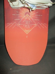 Snowboard SALOMON SUPER 8 UNITE 157cm + vázání, VÝBORNÝ STAV
