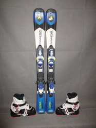Dětské lyže DYNASTAR TEAM SPEED 100cm + Lyžáky 20,5cm, VÝBORNÝ STAV