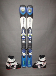 Dětské carvingové lyže DYNASTAR TEAM SPEED 100cm+BOTY 20,5cm, VÝBORNÝ STAV