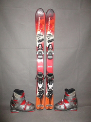 Dětské lyže DYNASTAR CRUISE 100cm + Lyžáky 20,5cm, VÝBORNÝ STAV
