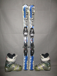 Dětské carvingové lyže ELAN EXAR PRO 110cm+BOTY 23cm, VÝBORNÝ STAV