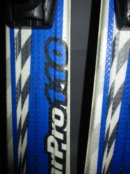 Dětské carvingové lyže ELAN EXAR PRO 110cm+BOTY 23cm, VÝBORNÝ STAV