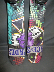 Juniorské freestyle lyže NORDICA ACE OF SPADES 128cm, VÝBORNÝ STAV