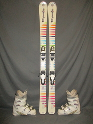 Carvingové lyže DYNASTAR EXCLUSIVE REVEAL 153cm + Lyžáky 26cm, VÝBORNÝ STAV