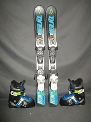 Dětské lyže VÖLKL RTM 80cm + Lyžáky 17,5cm, VÝBORNÝ STAV