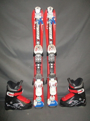 Dětské lyže BLIZZARD RACE 80cm + Lyžáky 17,5cm, VÝBORNÝ STAV