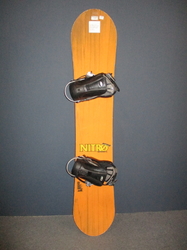 Snowboard NITRO RIPPER 142cm + vázání, VÝBORNÝ STAV