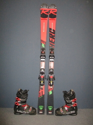 Juniorské lyže ROSSIGNOL HERO A-11 SL 149cm + Lyžáky 26cm, VÝBORNÝ STAV