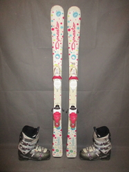 Juniorské lyže DYNASTAR STARLETT 130cm + Lyžáky 24,5cm, TOP STAV