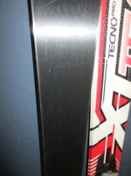 Juniorské lyže TECNO XT TEAM 120cm + Lyžáky 24,5cm, VÝBORNÝ STAV