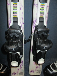 Dětské lyže DYNAMIC LIGHT ELVE 100cm + Lyžáky 19,5cm, SUPER STAV
