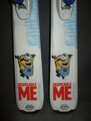 Juniorské lyže ROSSIGNOL DESPICABLE ME 128cm, SUPER STAV