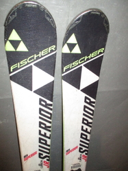Juniorské lyže FISCHER RC4 SUPERIOR 120cm + Lyžáky 24,5cm, VÝBORNÝ STAV