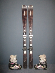 Carvingové lyže HEAD EASY JOY 142cm + Lyžáky 25,5cm, VÝBORNÝ STAV