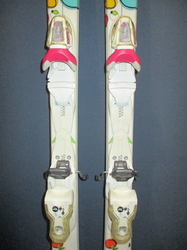 Juniorské lyže ROSSIGNOL FUN GIRL 150cm + Lyžáky 26,5cm, SUPER STAV