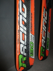 Juniorské lyže BLIZZARD RTX RACING 130cm, VÝBORNÝ STAV