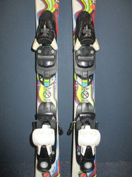 Dětské lyže DYNAMIC LITTLE KING 90cm + Lyžáky 19,5cm, VÝBORNÝ STAV