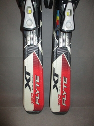Juniorské lyže TECNO XT FLYTE 120cm + Lyžáky 24,5cm, VÝBORNÝ STAV