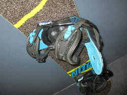 Snowboard NITRO RIPPER 132cm + vázání, SUPER STAV