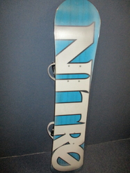 Snowboard NITRO RIPPER 137cm + vázání, VÝBORNÝ STAV