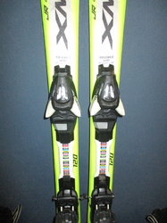 Juniorské lyže SALOMON X-MAX Jr 120cm + Lyžáky 24,5cm, SUPER STAV