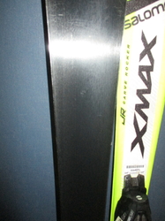 Juniorské lyže SALOMON X-MAX Jr 120cm + Lyžáky 24,5cm, SUPER STAV