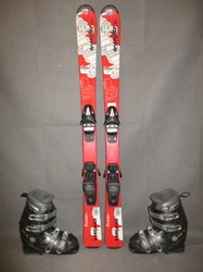 Juniorské lyže HEAD MONSTER 117cm + Lyžáky 23cm, VÝBORNÝ STAV