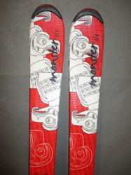 Juniorské lyže HEAD MONSTER 117cm + Lyžáky 23cm, VÝBORNÝ STAV