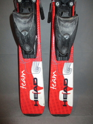 Juniorské lyže HEAD MONSTER 117cm + Lyžáky 23cm, VÝBORNÝ STAV