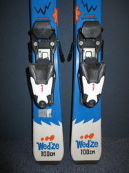 Dětské lyže WEDZE ONEBREAKER 100cm + Lyžáky 20,5cm, VÝBORNÝ STAV 