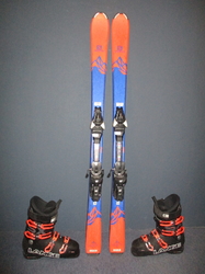 Juniorské lyže SALOMON QST MAX Jr 140cm + Lyžáky 27,5cm, SUPER STAV 