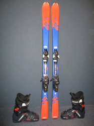 Juniorské lyže SALOMON QST MAX Jr 150cm + Lyžáky 28,5cm, SUPER STAV  