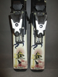 Dětské lyže ROSSIGNOL BANDIT 93cm + Lyžáky 19,5cm, VÝBORNÝ STAV