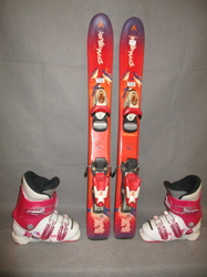 Dětské lyže DYNASTAR MY FIRST 80cm + Lyžáky 18,5cm, VÝBORNÝ STAV