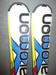 Dětské lyže SALOMON X RACE 110cm + Lyžáky 22,5cm, SUPER STAV