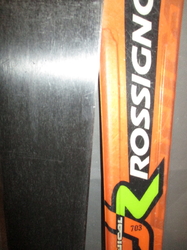 Juniorské lyže ROSSIGNOL RADICAL 130cm + Lyžáky 25,5cm, VÝBORNÝ STAV