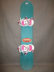 Snowboard NITRO RIPPER 132cm + nové vázání, VÝBORNÝ STAV