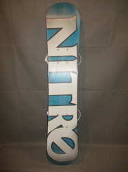 Snowboard NITRO RIPPER 132cm + nové vázání, VÝBORNÝ STAV