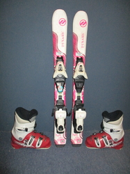 Dětské lyže DYNAMIC LIGHT ELVE 80cm + Lyžáky 18,5cm, SUPER  