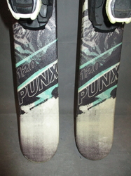 Juniorské freestyle lyže ATOMIC PUNX Jr 120cm, VÝBORNÝ STAV
